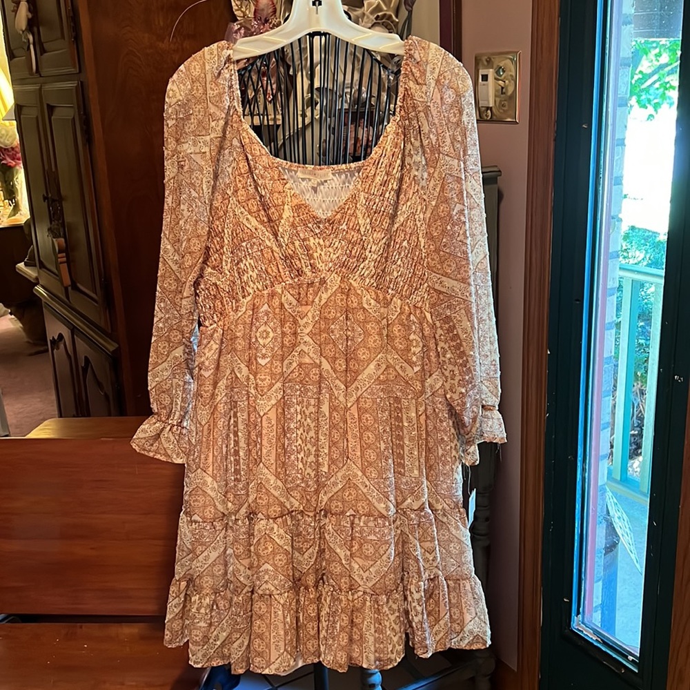 Ultra Flirt Boho midi dress. New with tags
